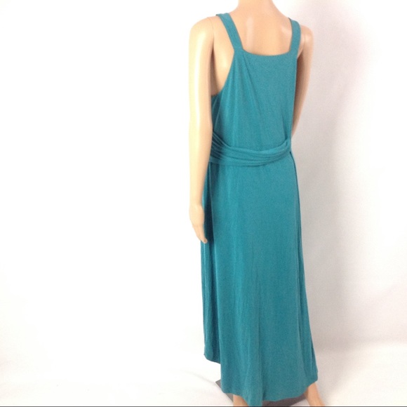 Maeve Anthropologie Dress Size L Blue Long Maxi - Picture 3 of 5